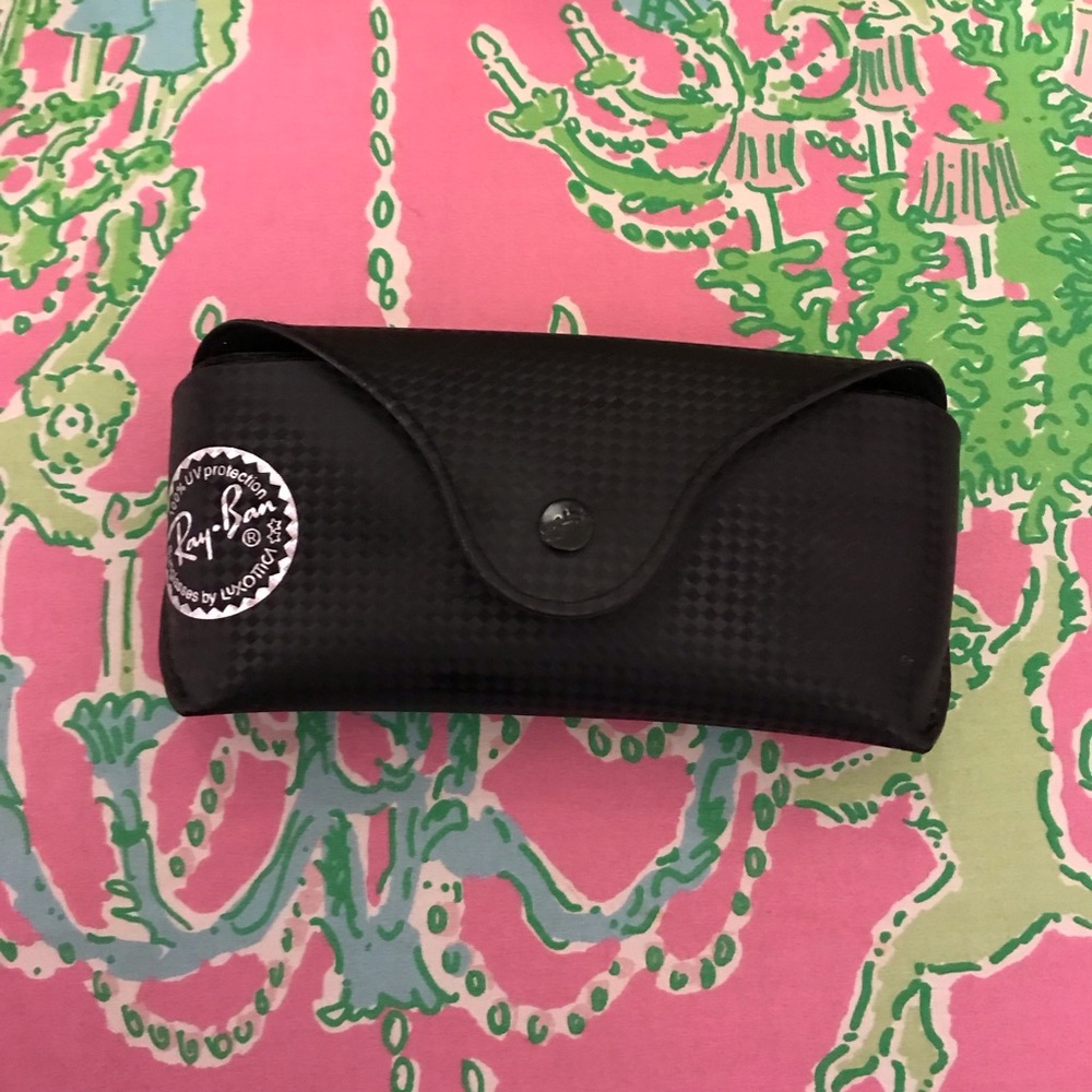 Ray ban black empty sunglasses Case